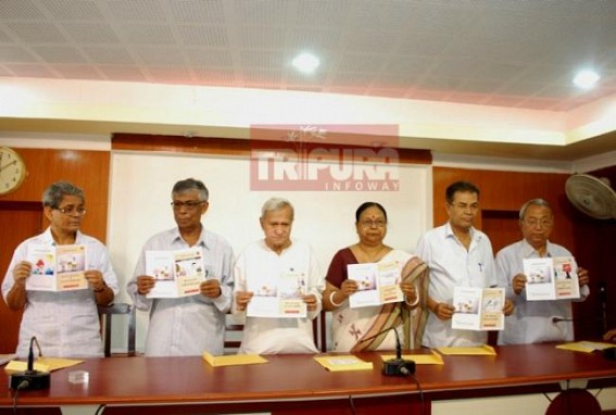CPI-M launched 6 books to reveal Modi led BJP & RRSâ€™s anti-socialist policy: Who will unmask the face behind the 'cleanest' CM Manik Sarkar? 
